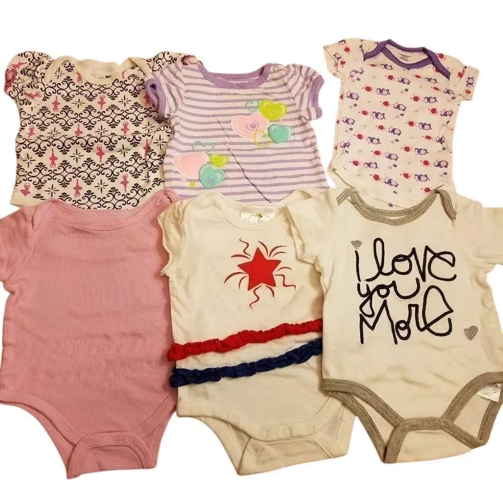 6 onesies 3-6 months